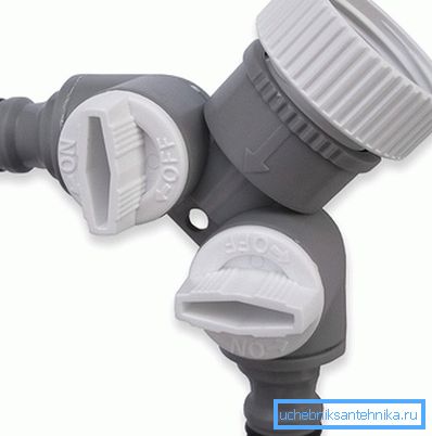 Adaptador para el riego. Adaptador para el riego.