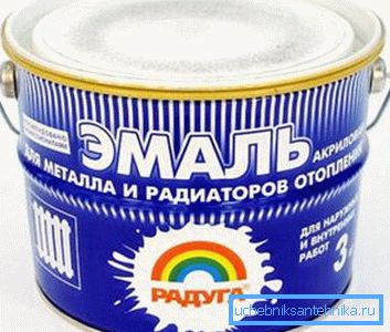 Pintura acrílica para radiadores sin olor 