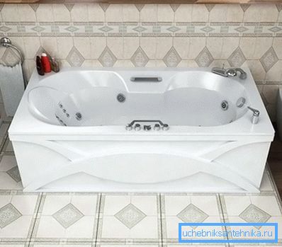 Baño acrílico con hidromasaje. Baño acrílico con hidromasaje.