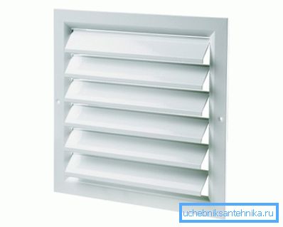 Rejilla de ventilación de aluminio de una hilera 500x500 RG Rejilla de ventilación de aluminio de una hilera 500x500 RG