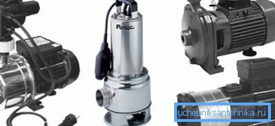 Surtido de equipos de bombeo para un sitio de país. Surtido de equipos de bombeo para un sitio de país.