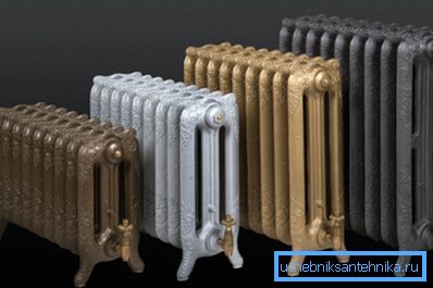Baterías de hierro fundido en estilo antiguo. Baterías de hierro fundido en estilo antiguo.