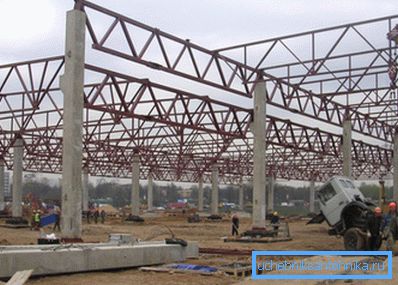 Grandes vanos se superponen trusses Grandes vanos se superponen trusses