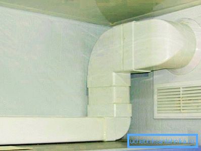 Tubería de PVC para ventilación en la cocina. Tubería de PVC para ventilación en la cocina.