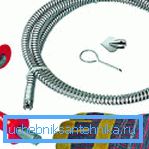Cable doméstico para la limpieza de aguas residuales con puntas desmontables. Cable doméstico para la limpieza de aguas residuales con puntas desmontables.