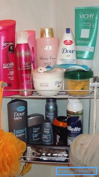 Parte de lo que está en la ducha familiar promedio habitual Parte de lo que está en la ducha familiar promedio habitual