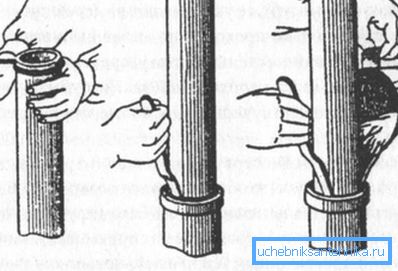 Persecución de una campana con sello de la esclusa de cemento. Persecución de una campana con sello de la esclusa de cemento.