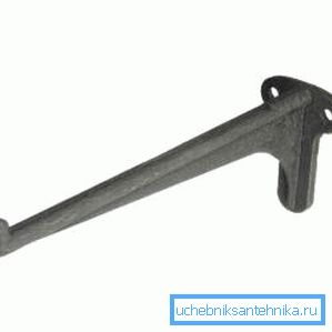 Soporte para lavabo de hierro fundido de 32 cm: la versión tradicional, caracterizada por su fiabilidad y durabilidad Soporte para lavabo de hierro fundido de 32 cm: la versión tradicional, caracterizada por su fiabilidad y durabilidad