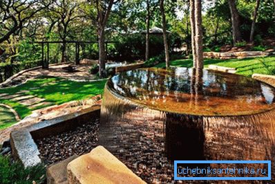 Diseño de fuente de jardín Diseño de fuente de jardín
