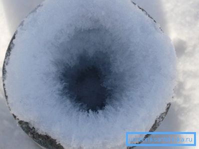 La liberación prolongada de la tubería vertical sin aislamiento se congela completamente en dos o tres semanas. La liberación prolongada de la tubería vertical sin aislamiento se congela completamente en dos o tres semanas.