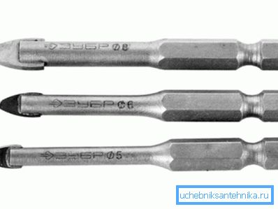 Para baldosas de carburo utilizado taladrar sobre vidrio y teja. Para baldosas de carburo utilizado taladrar sobre vidrio y teja.