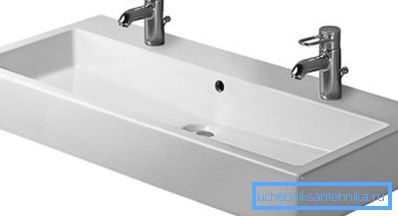 Vero doble lavabo de la empresa alemana Duravit. Vero doble lavabo de la empresa alemana Duravit.