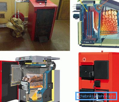 Calderas de calefacción de doble circuito para combustibles sólidos de varios tipos. Calderas de calefacción de doble circuito para combustibles sólidos de varios tipos.