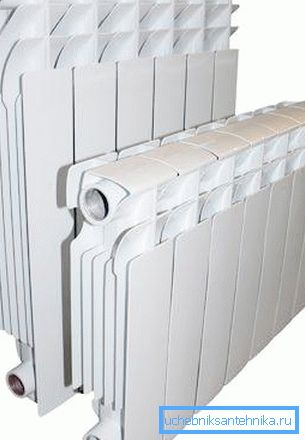 Radiadores de calefacción dural - una versión avanzada de aluminio, que tiene una alta resistencia Radiadores de calefacción dural - una versión avanzada de aluminio, que tiene una alta resistencia