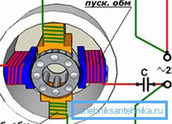 Circuito de alimentación eléctrica de los devanados del estator. Circuito de alimentación eléctrica de los devanados del estator.