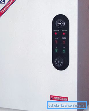 Sistema de calefacción eléctrica con elementos calefactores de producción rusa.