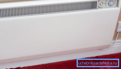 Convector de calefacción eléctrica. Convector de calefacción eléctrica.