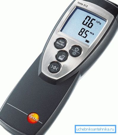 Manómetro diferencial electrónico. Manómetro diferencial electrónico.