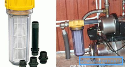 El filtro para la purificación de agua de un pozo. El filtro para la purificación de agua de un pozo.