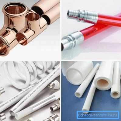Fotos de tubos de diversos materiales. Fotos de tubos de diversos materiales.
