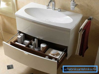 La solución funcional para el lavabo en el baño. La solución funcional para el lavabo en el baño.