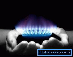 El gas se utiliza más a menudo para la calefacción.
