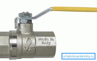 Válvula de bola de gas. Válvula de bola de gas.