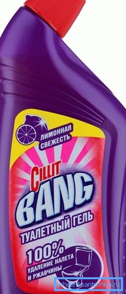 Gel de baño a base de ácido. Gel de baño a base de ácido.