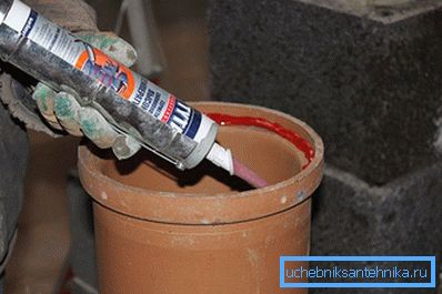 Uso de sellador al unir chimeneas. Uso de sellador al unir chimeneas.