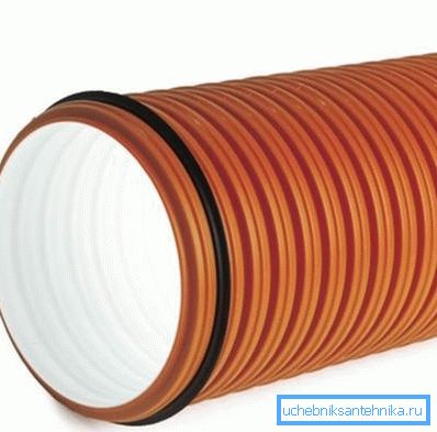 Tubería de viniplasto corrugado (NPVH)