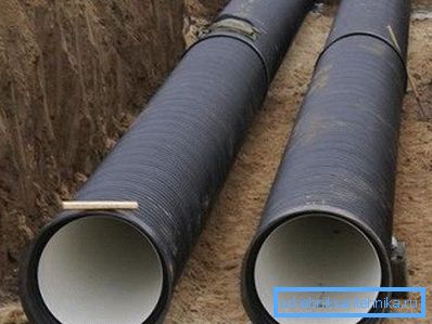 Tubería exterior de PVC corrugado Tubería exterior de PVC corrugado