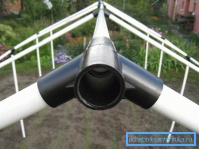 Productos de PVC para la parcela de jardín.