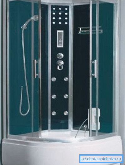 Cabina con palet esquinero110x110 cm. Cabina con palet esquinero110x110 cm.