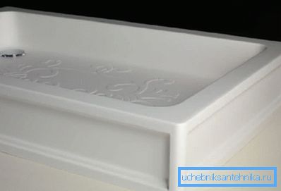 Plato de ducha de cerámica