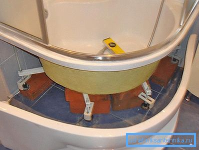 Ladrillos para soportar el palet. Ladrillos para soportar el palet.