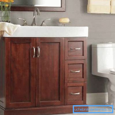 Lavabo clásico con zócalo