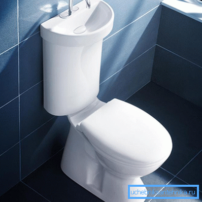 Compacto con lavabo integrado. Compacto con lavabo integrado.