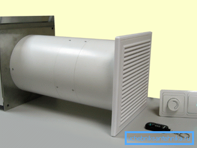 Dispositivo de ventilación doméstico compacto con mando a distancia. Dispositivo de ventilación doméstico compacto con mando a distancia.