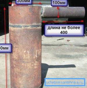 Unidad de vivienda con chimenea soldada. Unidad de vivienda con chimenea soldada.