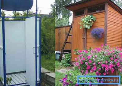 Fotos de aficionados de las estructuras más simples de este tipo, que se utilizan a menudo en casas de verano. Fotos de aficionados de las estructuras más simples de este tipo, que se utilizan a menudo en casas de verano.