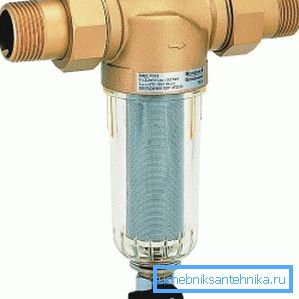 Filtros mecánicos principales para la purificación de agua de un pozo. Filtros mecánicos principales para la purificación de agua de un pozo.