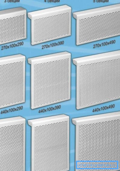 Mamparas metálicas para radiadores producen varios tamaños. Mamparas metálicas para radiadores producen varios tamaños.