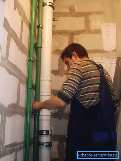 Instalación en una casa particular. Instalación en una casa particular.