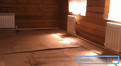Instalación de sistema de calefacción de un tubo. Instalación de sistema de calefacción de un tubo.