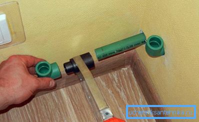 Instalación de suministro de agua de polipropileno eyeliner. Instalación de suministro de agua de polipropileno eyeliner.