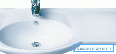 Lavabo con estante extra. Lavabo con estante extra.