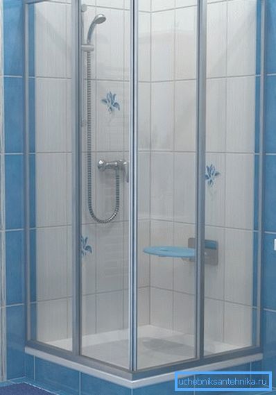 En la foto - Cabina de ducha Supernova. En la foto - Cabina de ducha Supernova.