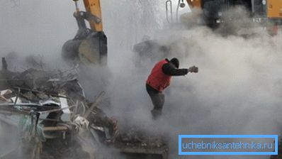 En la foto - una de las razones para el calentamiento de ralentí En la foto - una de las razones para el calentamiento de ralentí