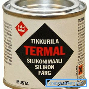 En la foto - pintura térmica de silicona para radiadores sin el olor de En la foto - pintura térmica de silicona para radiadores sin el olor de