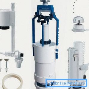 En la foto - Accesorios de desagüe para tanque. En la foto - Accesorios de desagüe para tanque.
